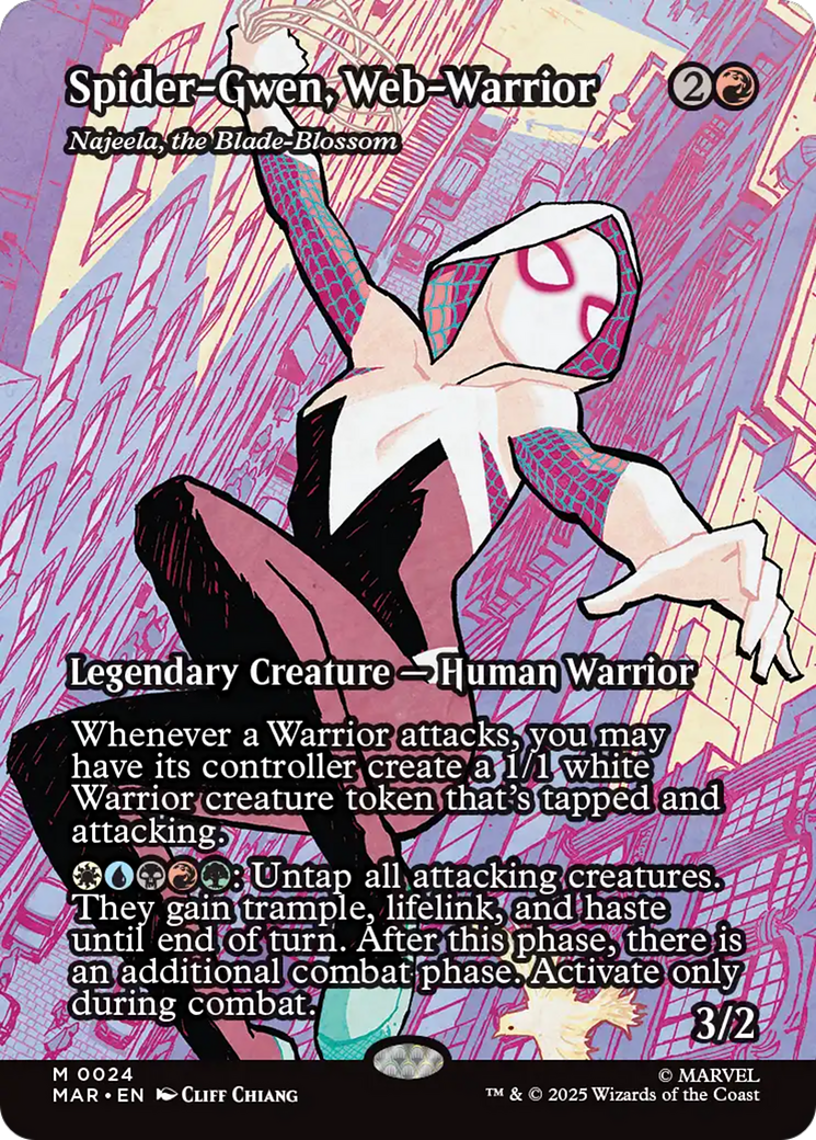 Spider-Gwen, Web-Warrior - Najeela, the Blade-Blossom [Marvel's Spider-Man: Eternal-Legal] | Magic Magpie