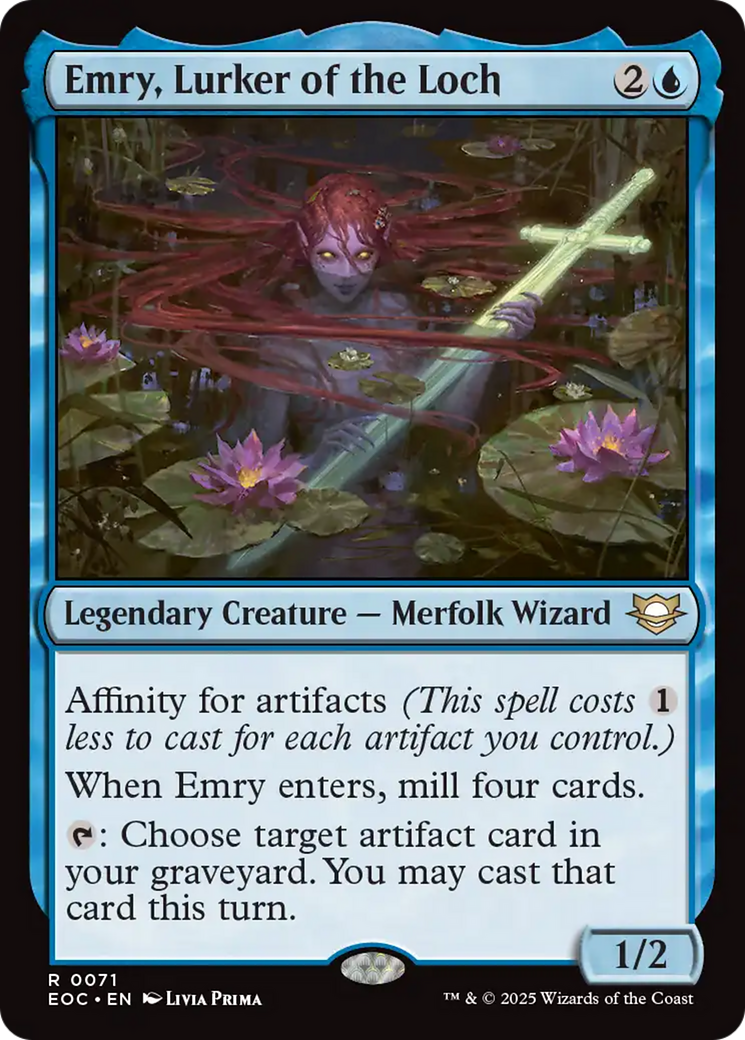 Emry, Lurker of the Loch [Edge of Eternities Commander] | Magic Magpie