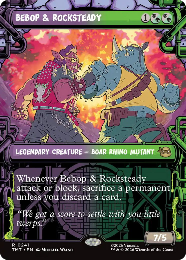 Bebop & Rocksteady (Showcase) [Teenage Mutant Ninja Turtles] | Magic Magpie