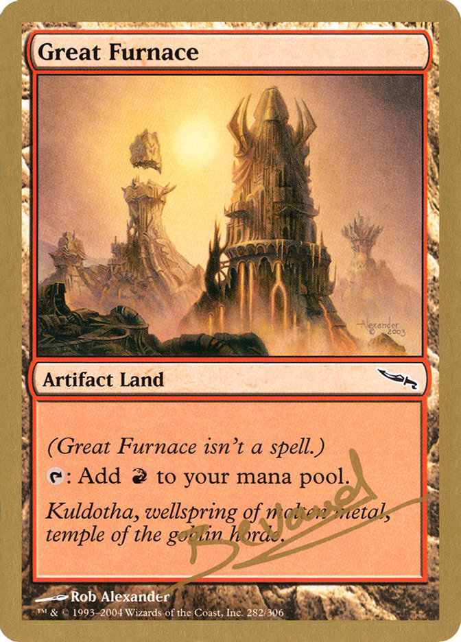 Great Furnace (Manuel Bevand) [World Championship Decks 2004] | Magic Magpie