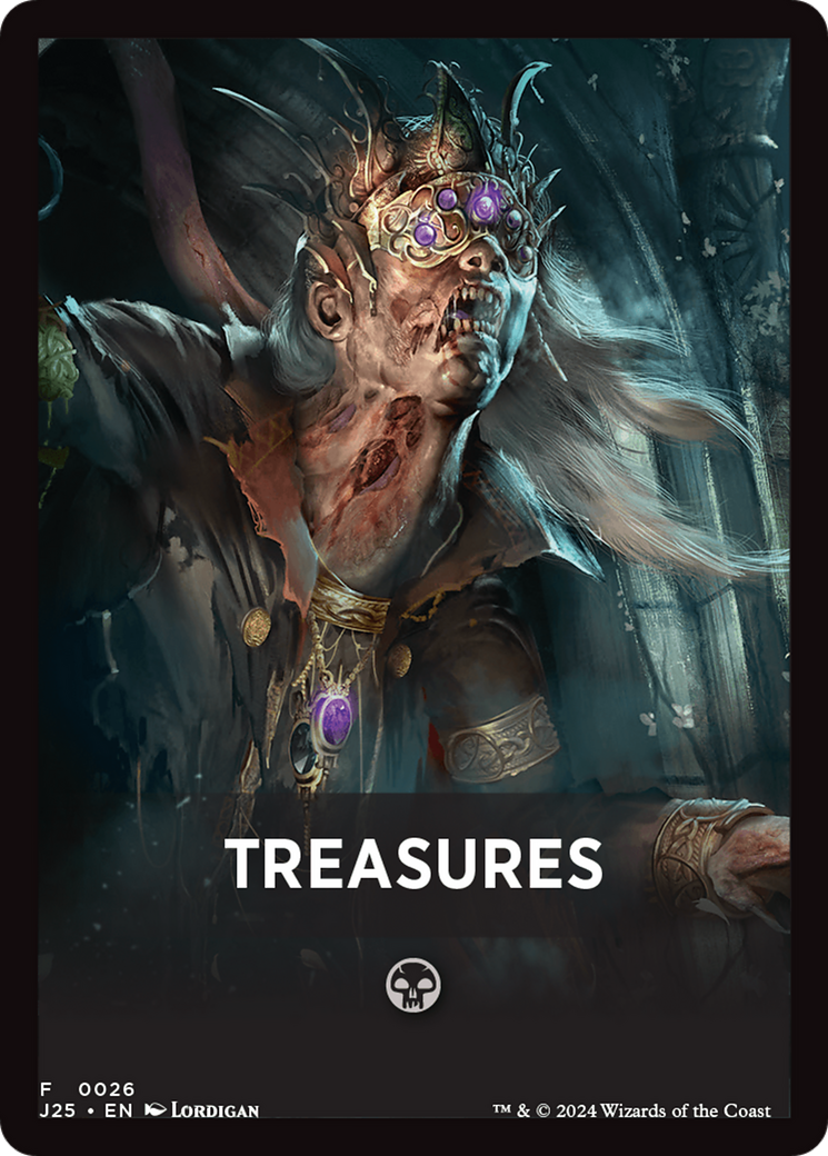 Treasures Theme Card [Foundations Jumpstart Front Cards] | Magic Magpie