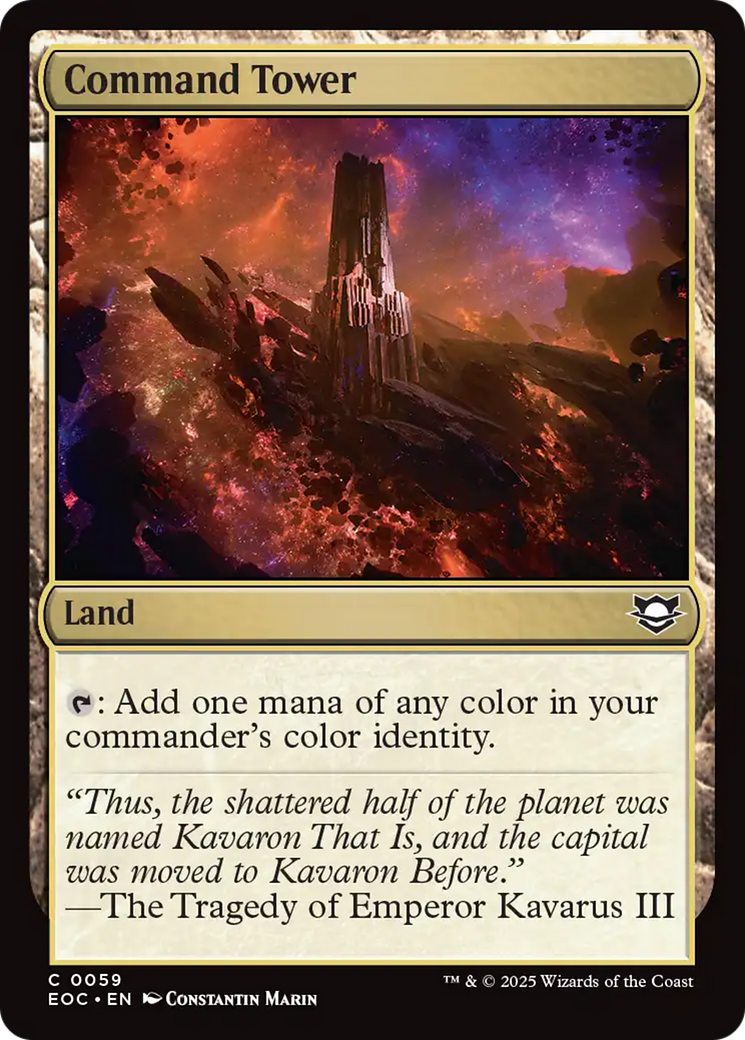 Command Tower [Edge of Eternities Commander] | Magic Magpie