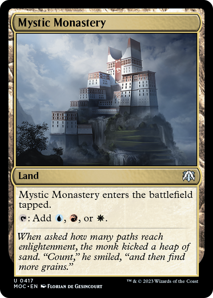 Mystic Monastery [March of the Machine Commander] | Magic Magpie