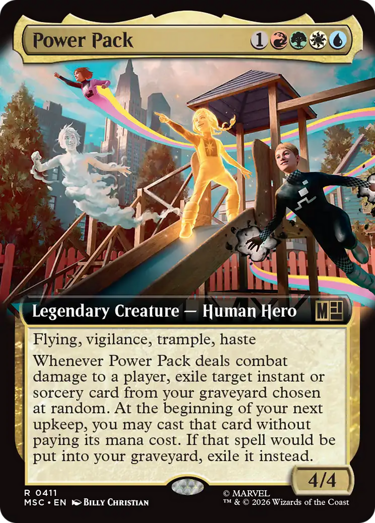 Power Pack (Extended Art) [Marvel Super Heroes Commander] | Magic Magpie