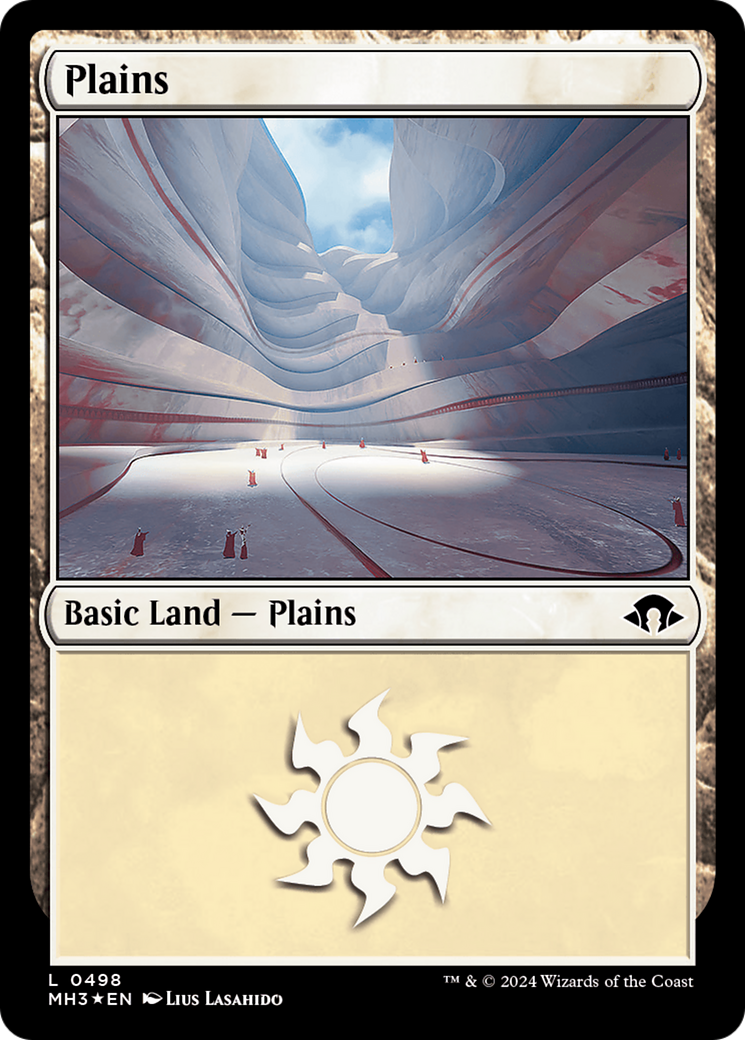 Plains (0498) (Ripple Foil) [Modern Horizons 3] | Magic Magpie