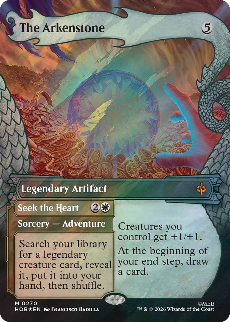 The Arkenstone (Showcase) (Surge Foil) [The Hobbit] | Magic Magpie