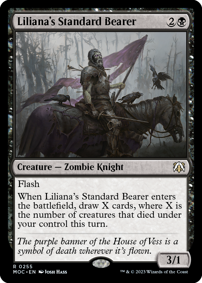 Liliana's Standard Bearer [March of the Machine Commander] | Magic Magpie