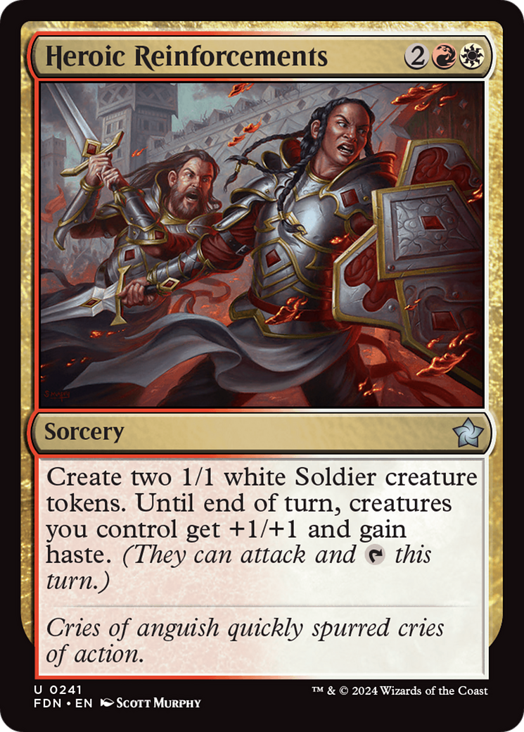 Heroic Reinforcements [Foundations] | Magic Magpie