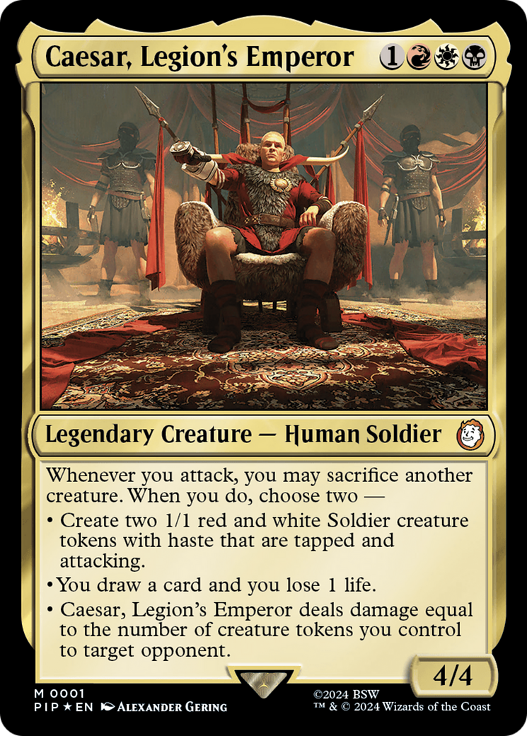 Caesar, Legion's Emperor [Fallout] | Magic Magpie