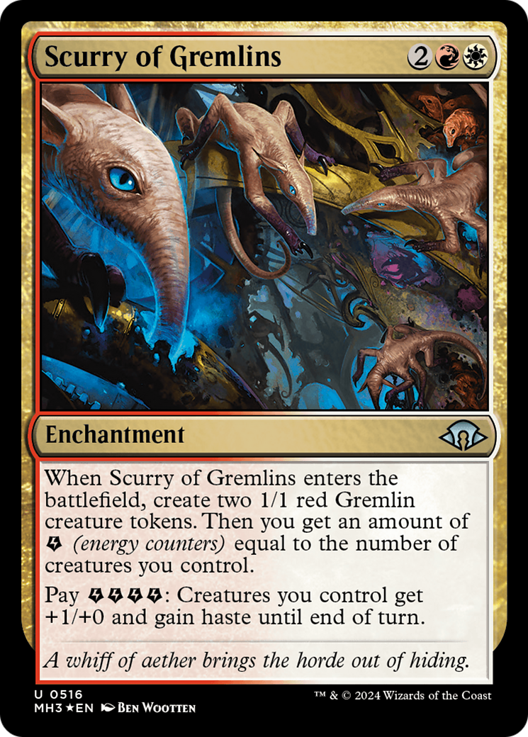 Scurry of Gremlins (Ripple Foil) [Modern Horizons 3] | Magic Magpie