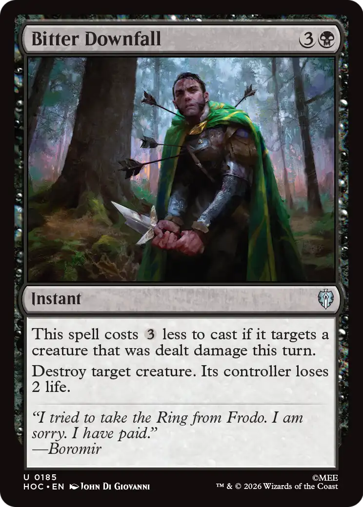 Bitter Downfall [The Hobbit: Eternal-Legal] | Magic Magpie