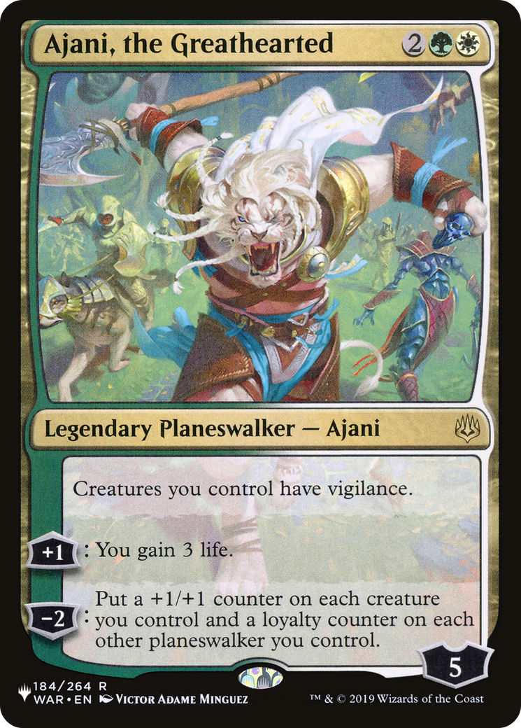 Ajani, the Greathearted [The List Reprints] | Magic Magpie