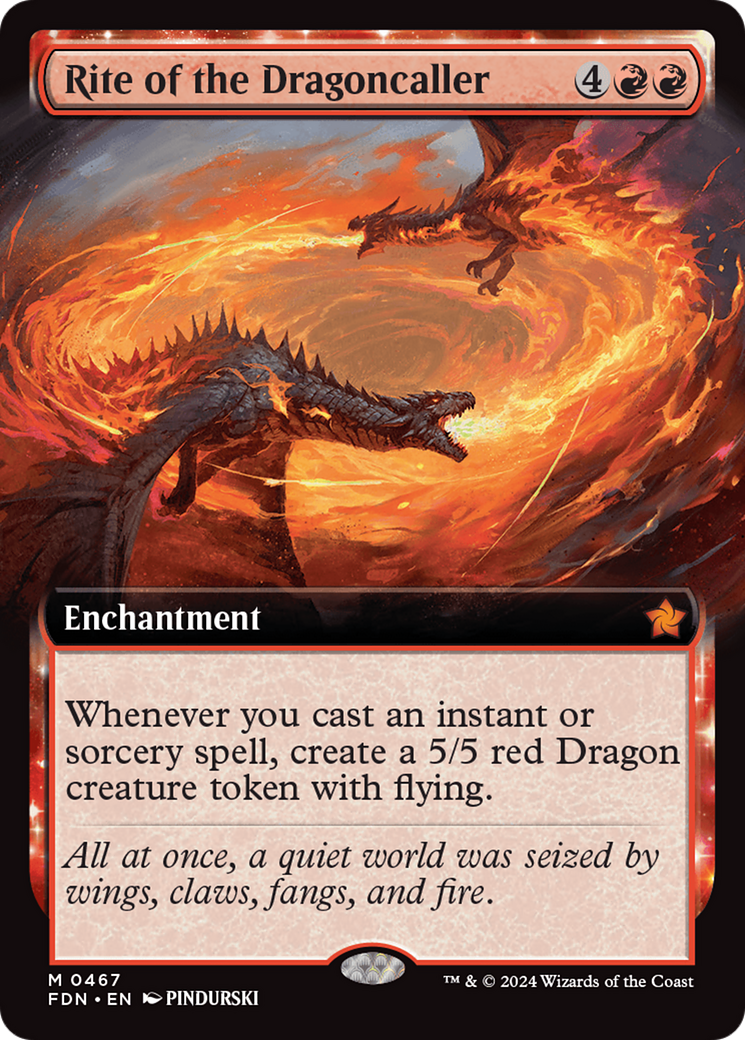 Rite of the Dragoncaller (Extended Art) [Foundations] | Magic Magpie