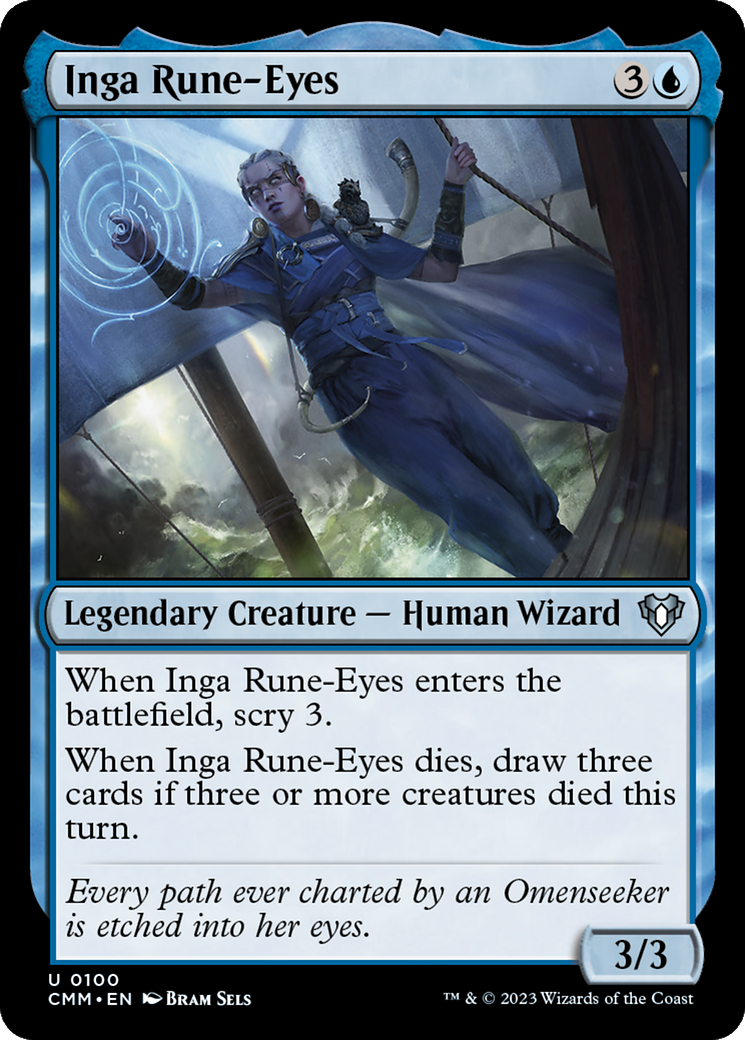 Inga Rune-Eyes [Commander Masters] | Magic Magpie