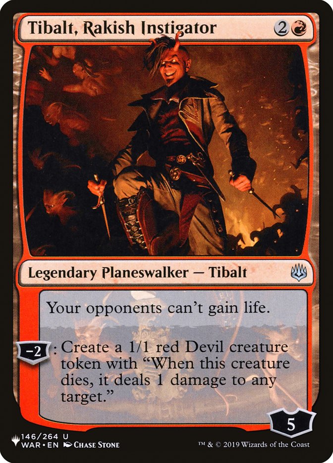 Tibalt, Rakish Instigator [The List] | Magic Magpie