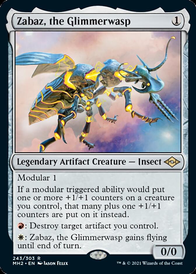 Zabaz, the Glimmerwasp [Modern Horizons 2] | Magic Magpie