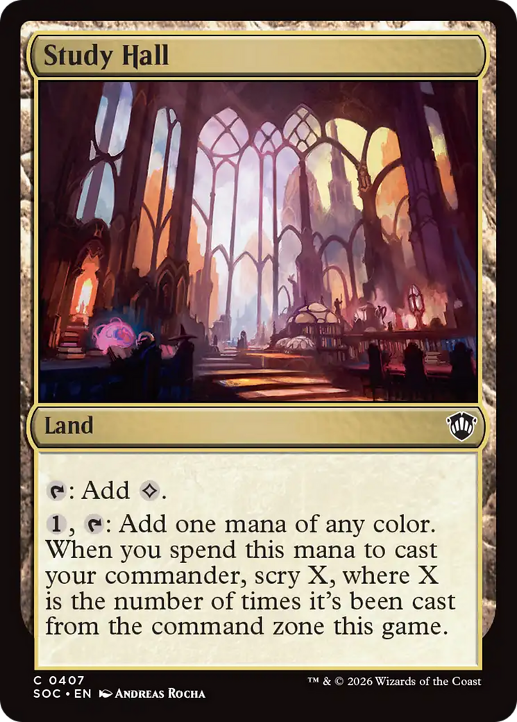 Study Hall [Secrets of Strixhaven Commander] | Magic Magpie