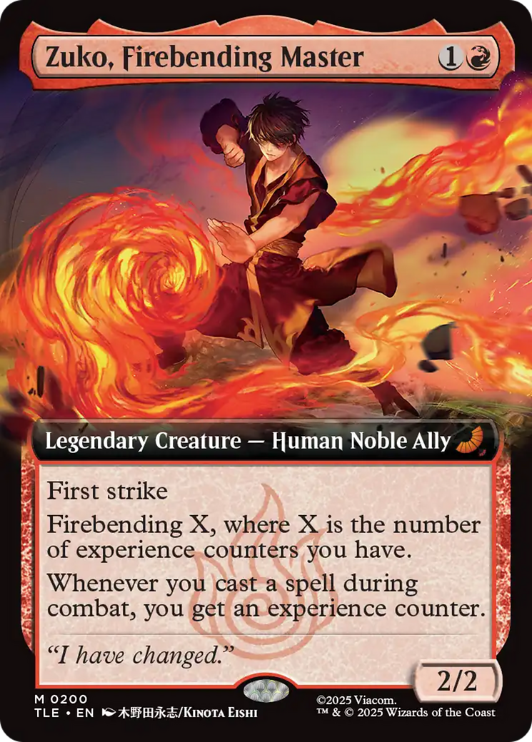 Zuko, Firebending Master (Extended Art) [Avatar: The Last Airbender: Eternal-Legal] | Magic Magpie