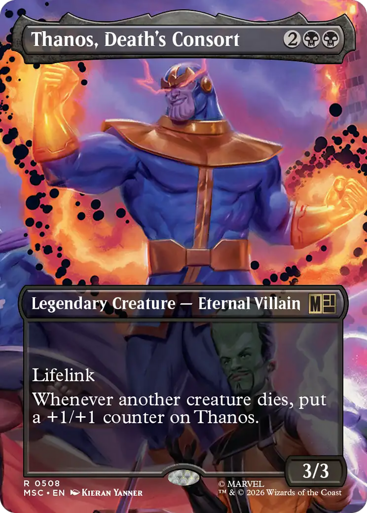 Thanos, Death's Consort (Extended Art) [Marvel Super Heroes Commander] | Magic Magpie