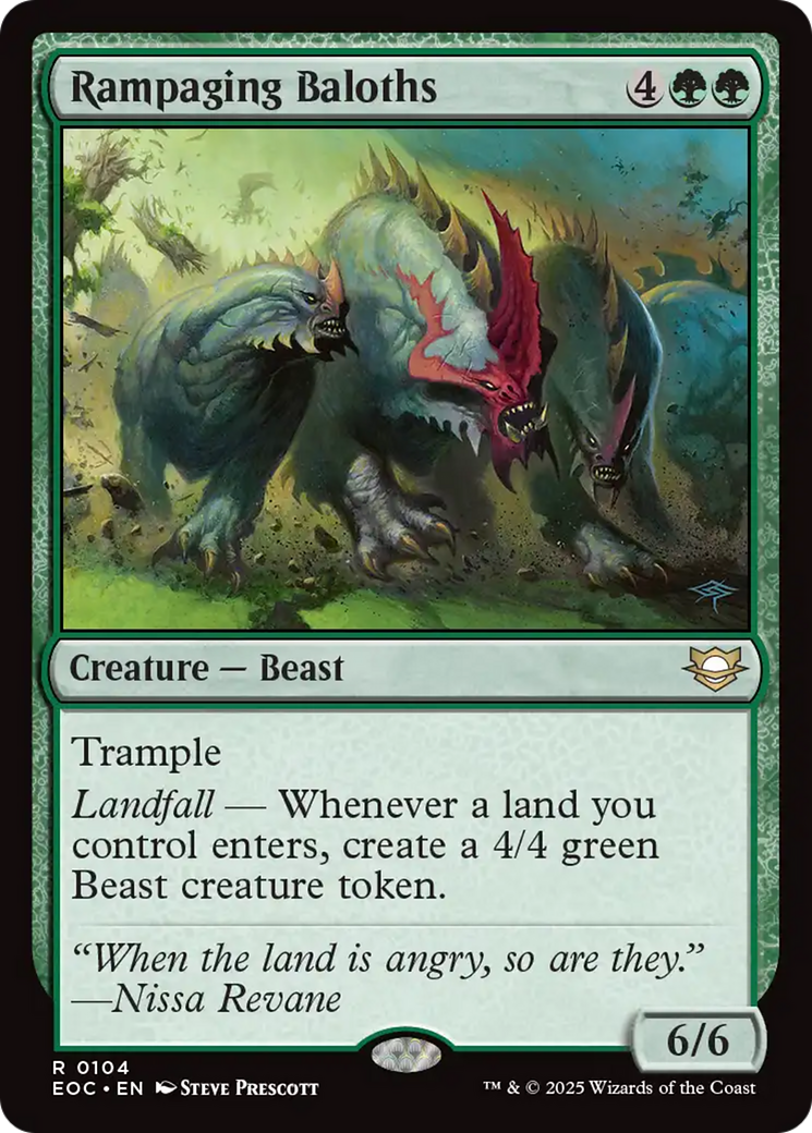 Rampaging Baloths [Edge of Eternities Commander] | Magic Magpie
