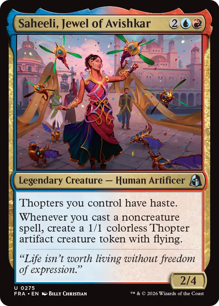 Saheeli, Jewel of Avishkar [Reality Fracture] | Magic Magpie