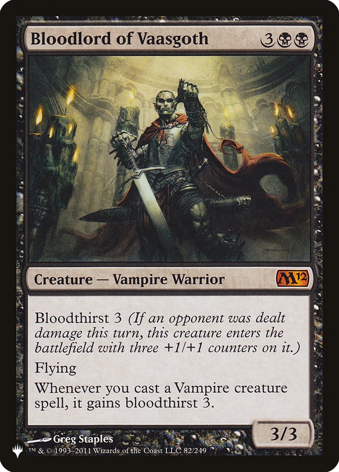 Bloodlord of Vaasgoth [The List] | Magic Magpie