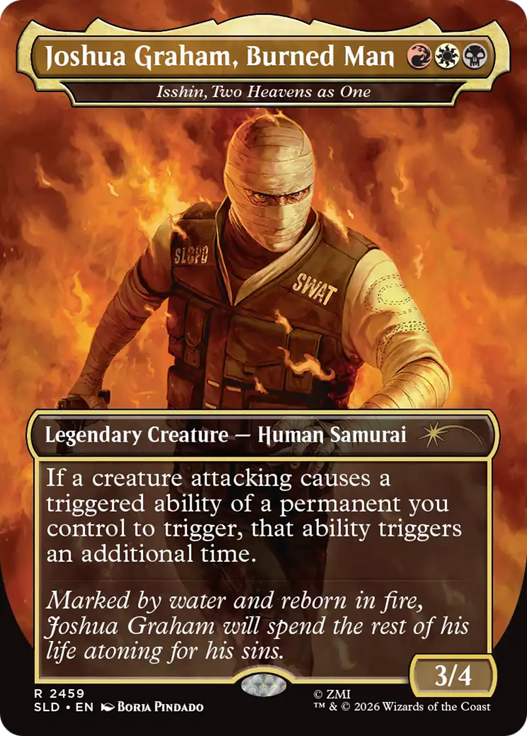 Joshua Graham, Burned Man - Isshin, Two Heavens as One [Secret Lair Drop Series] | Magic Magpie