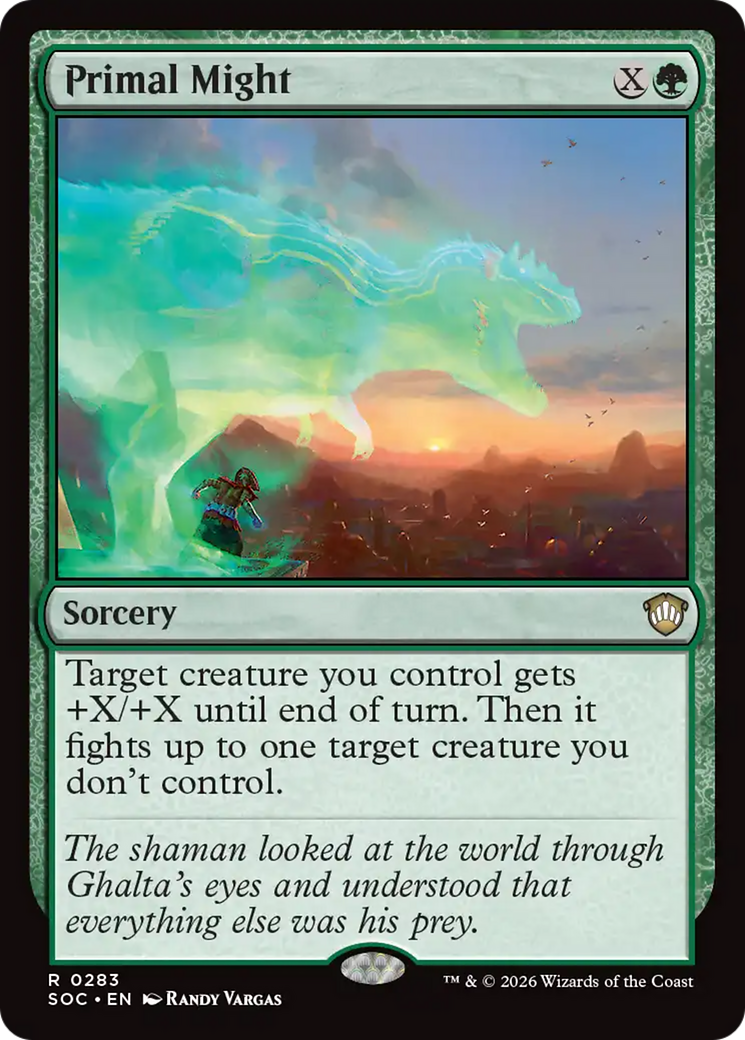 Primal Might [Secrets of Strixhaven Commander] | Magic Magpie