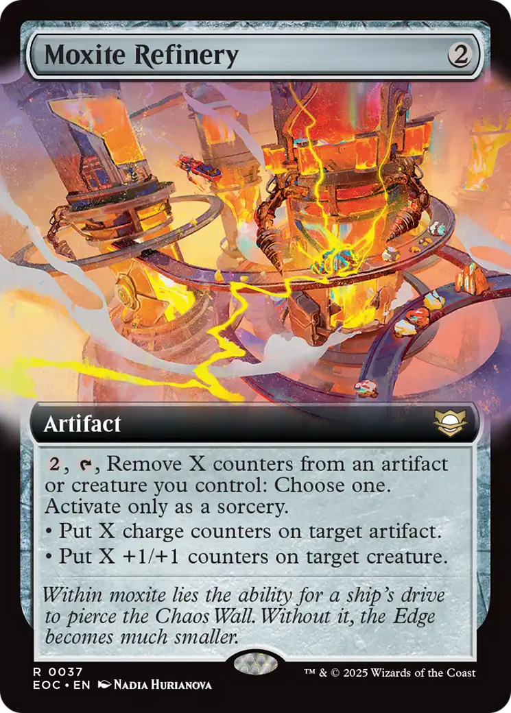 Moxite Refinery (Extended Art) [Edge of Eternities Commander] | Magic Magpie