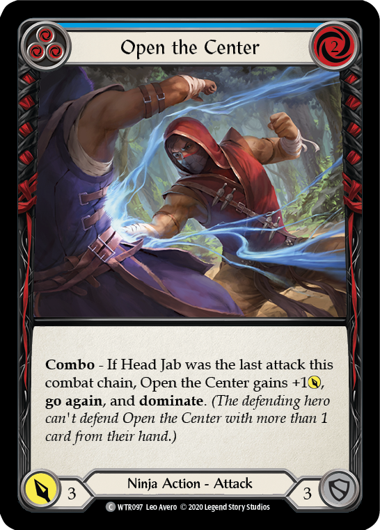 Open the Center (Blue) [U-WTR097] (Welcome to Rathe Unlimited)  Unlimited Rainbow Foil | Magic Magpie