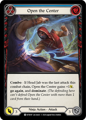 Open the Center (Blue) [U-WTR097] (Welcome to Rathe Unlimited)  Unlimited Rainbow Foil | Magic Magpie