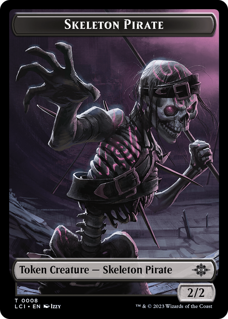 Skeleton Pirate Token [The Lost Caverns of Ixalan Tokens] | Magic Magpie