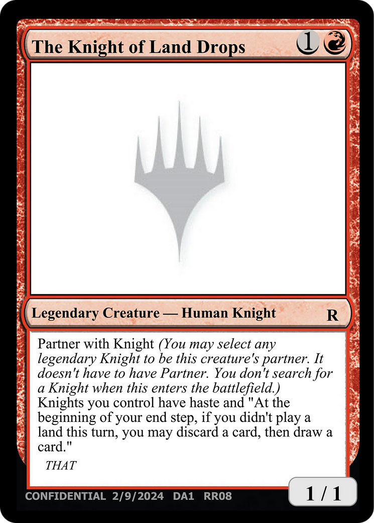 The Knight of Land Drops [Unknown Event] | Magic Magpie