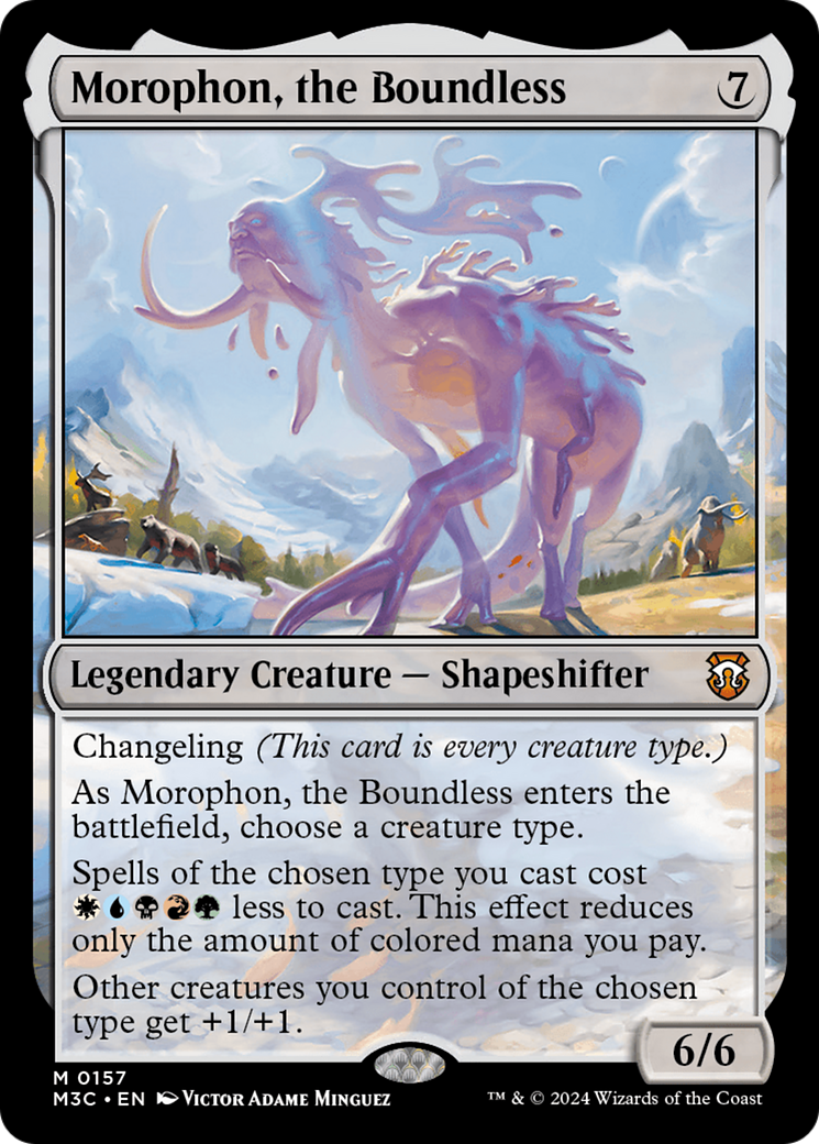 Morophon, the Boundless (Ripple Foil) [Modern Horizons 3 Commander] | Magic Magpie