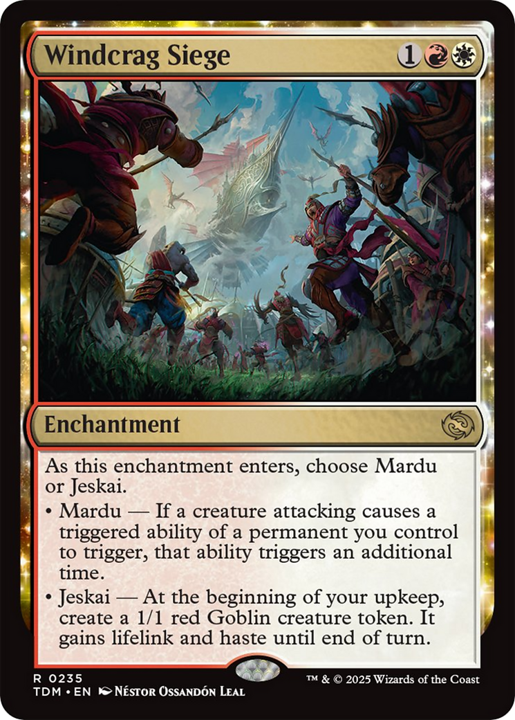 Windcrag Siege [Tarkir: Dragonstorm] | Magic Magpie