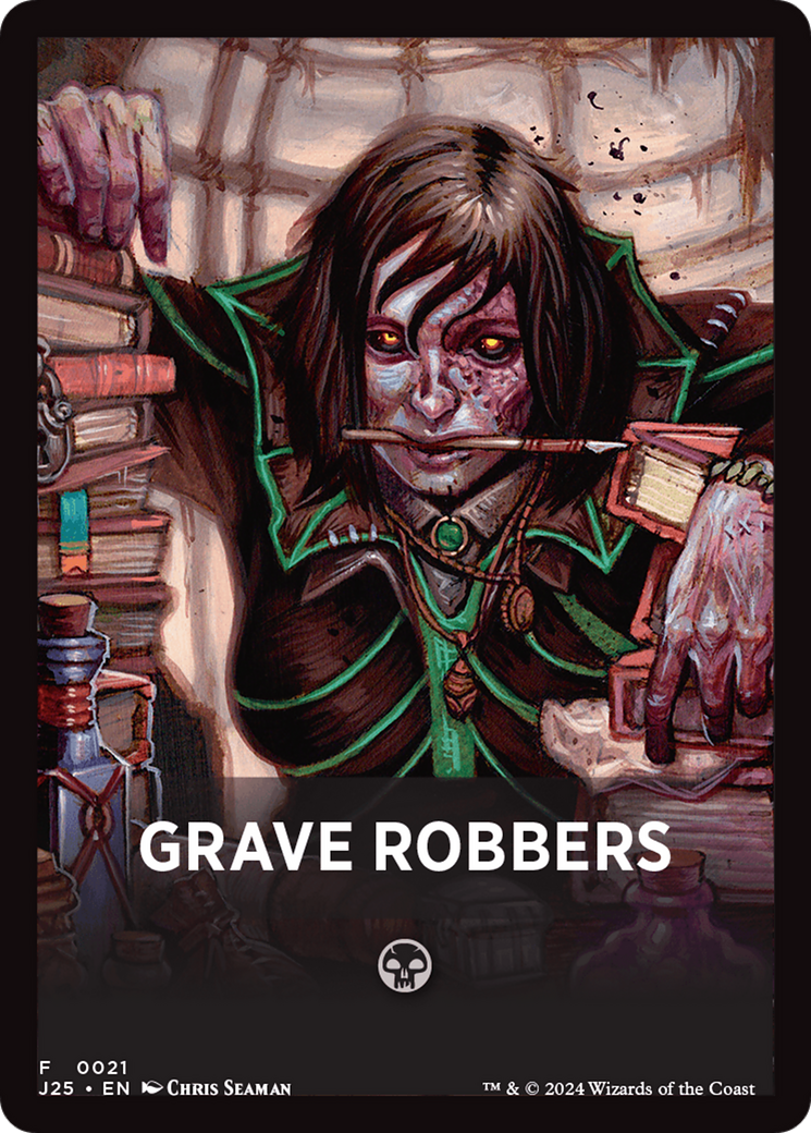 Grave Robbers Theme Card [Foundations Jumpstart Front Cards] | Magic Magpie