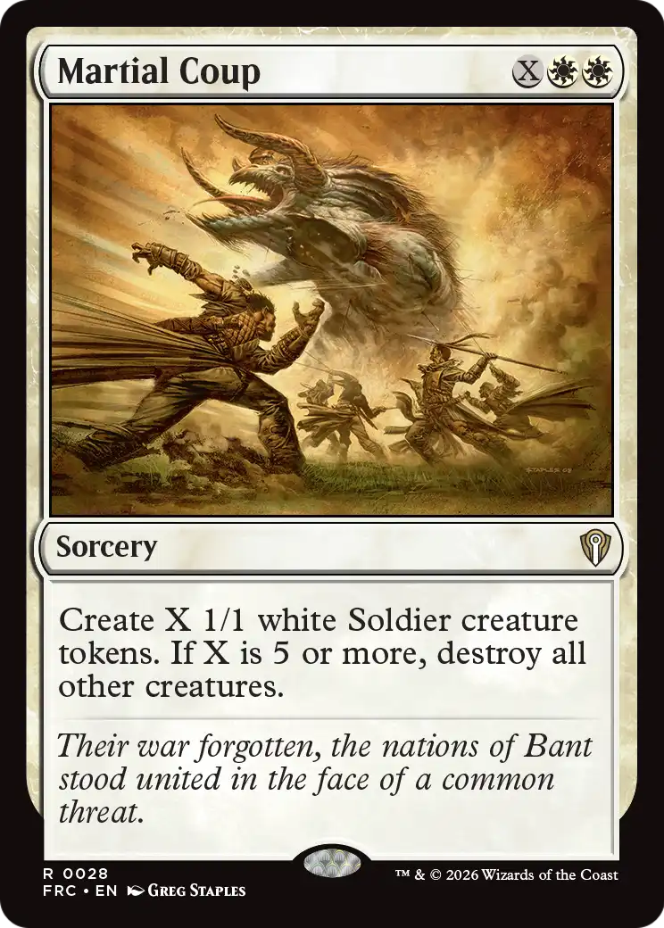 Martial Coup [Reality Fracture Commander] | Magic Magpie