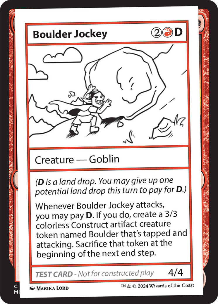 Boulder Jockey [Mystery Booster 2 Playtest Cards] | Magic Magpie