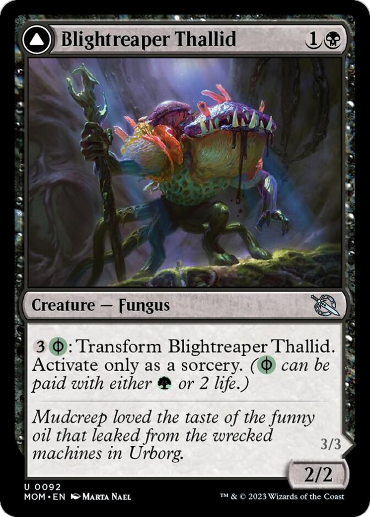 Blightreaper Thallid // Blightsower Thallid [March of the Machine] | Magic Magpie