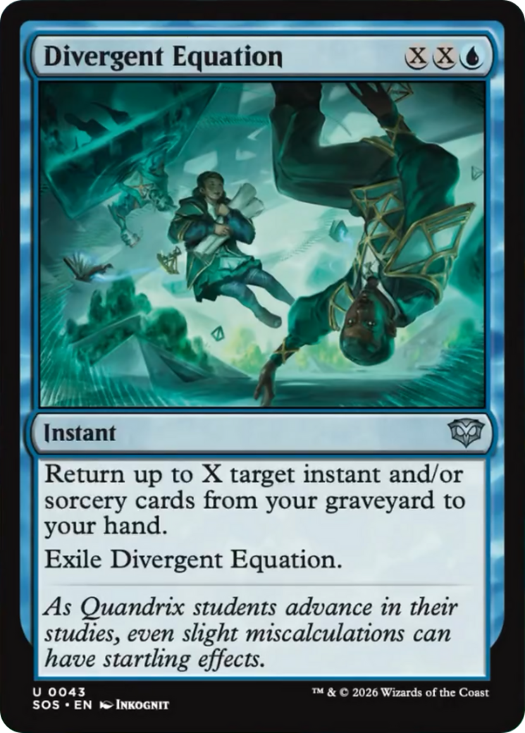 Divergent Equation [Secrets of Strixhaven] | Magic Magpie