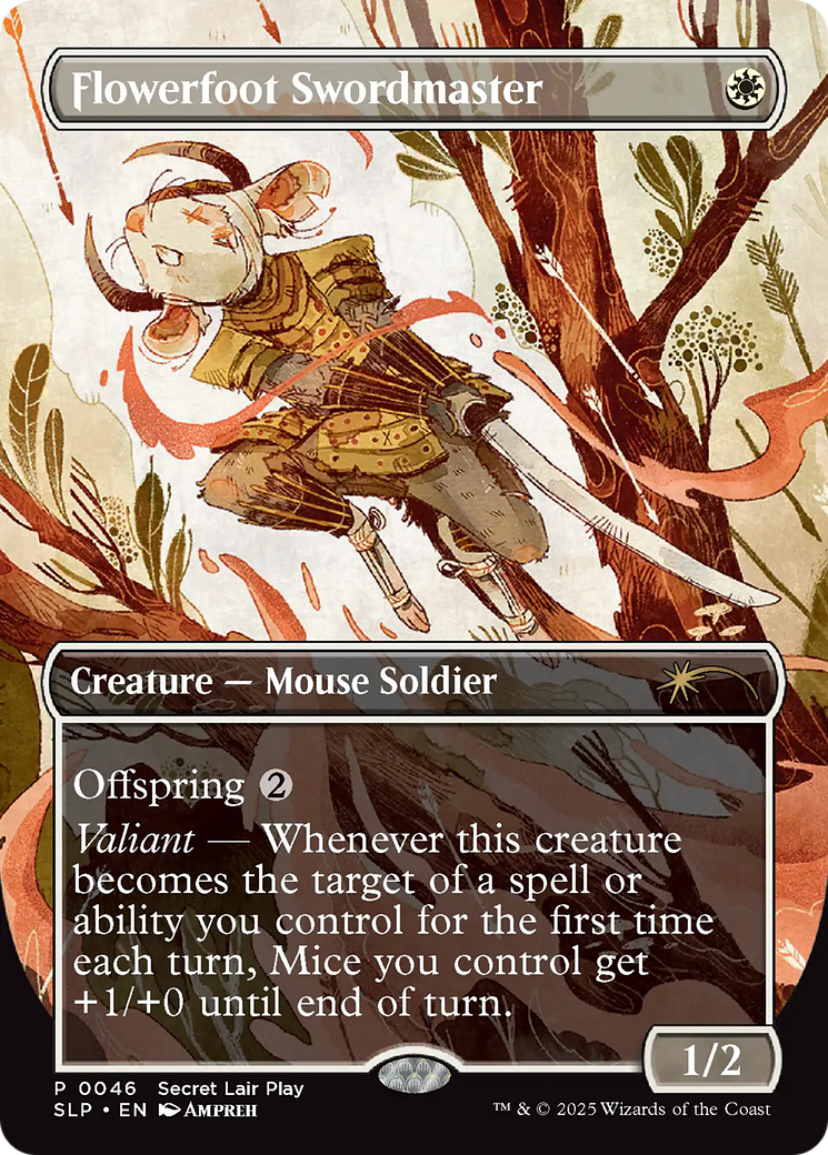 Flowerfoot Swordmaster [Secret Lair Showdown] | Magic Magpie