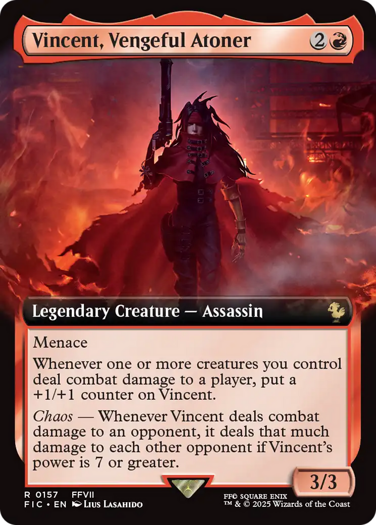 Vincent, Vengeful Atoner (Extended Art) [FINAL FANTASY Commander] | Magic Magpie