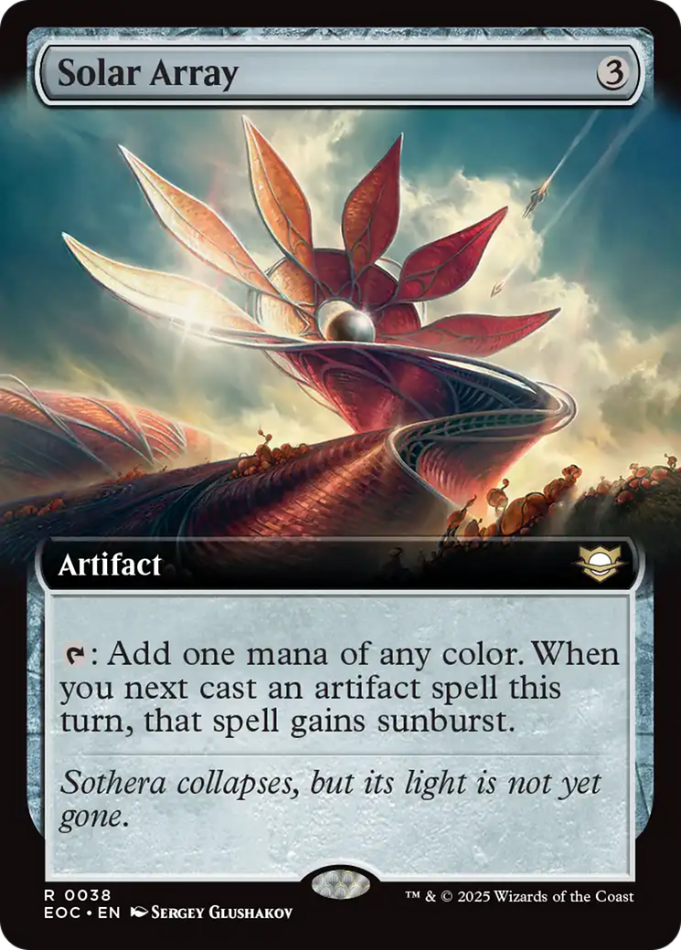 Solar Array (Extended Art) [Edge of Eternities Commander] | Magic Magpie