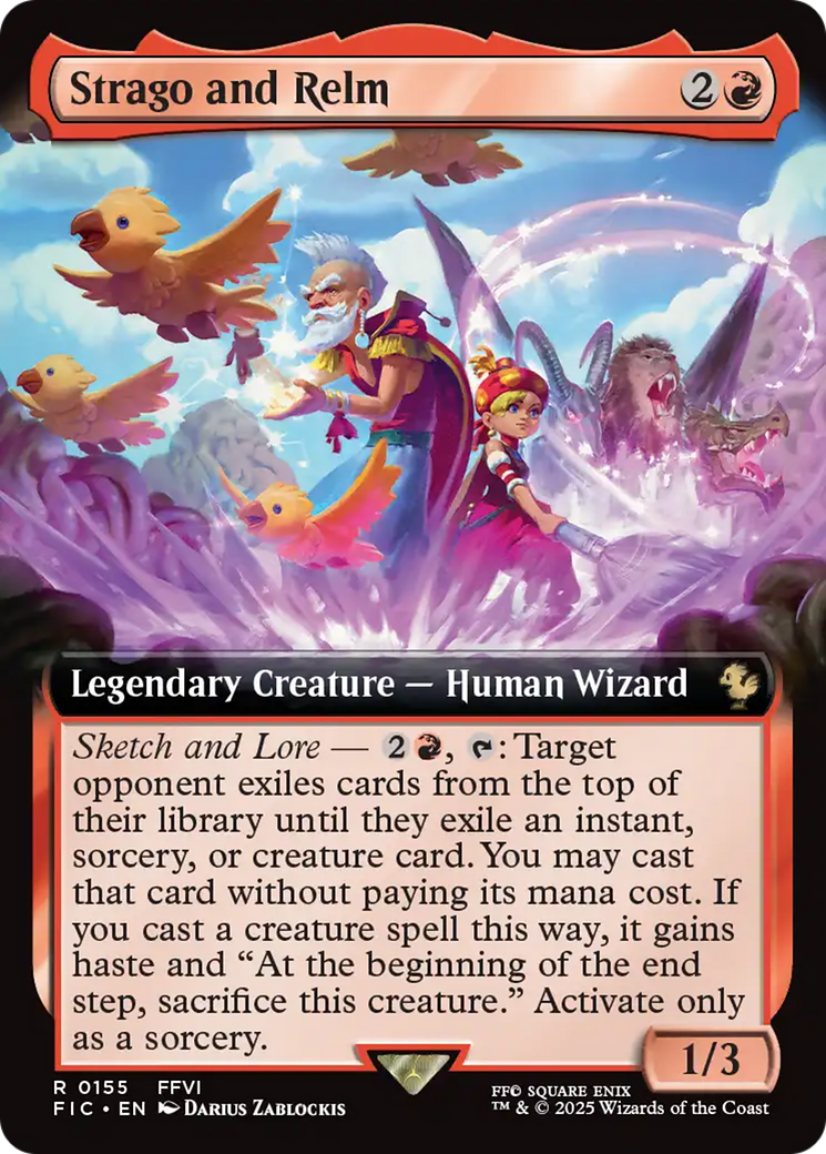 Strago and Relm (Extended Art) [FINAL FANTASY Commander] | Magic Magpie