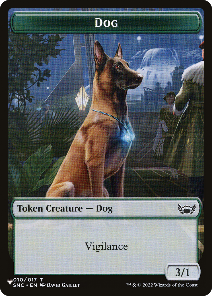 Shapeshifter // Dog Double-Sided Token [The List] | Magic Magpie
