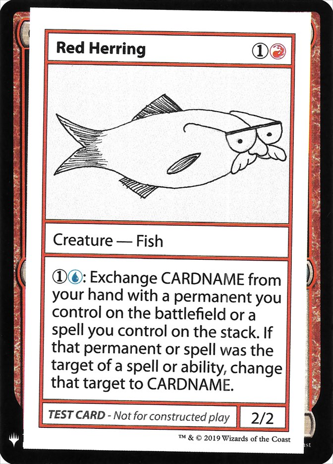 Red Herring [Mystery Booster Playtest Cards] | Magic Magpie