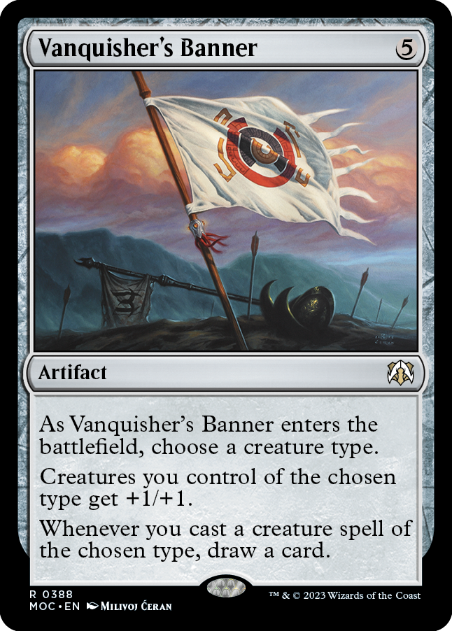 Vanquisher's Banner [March of the Machine Commander] | Magic Magpie