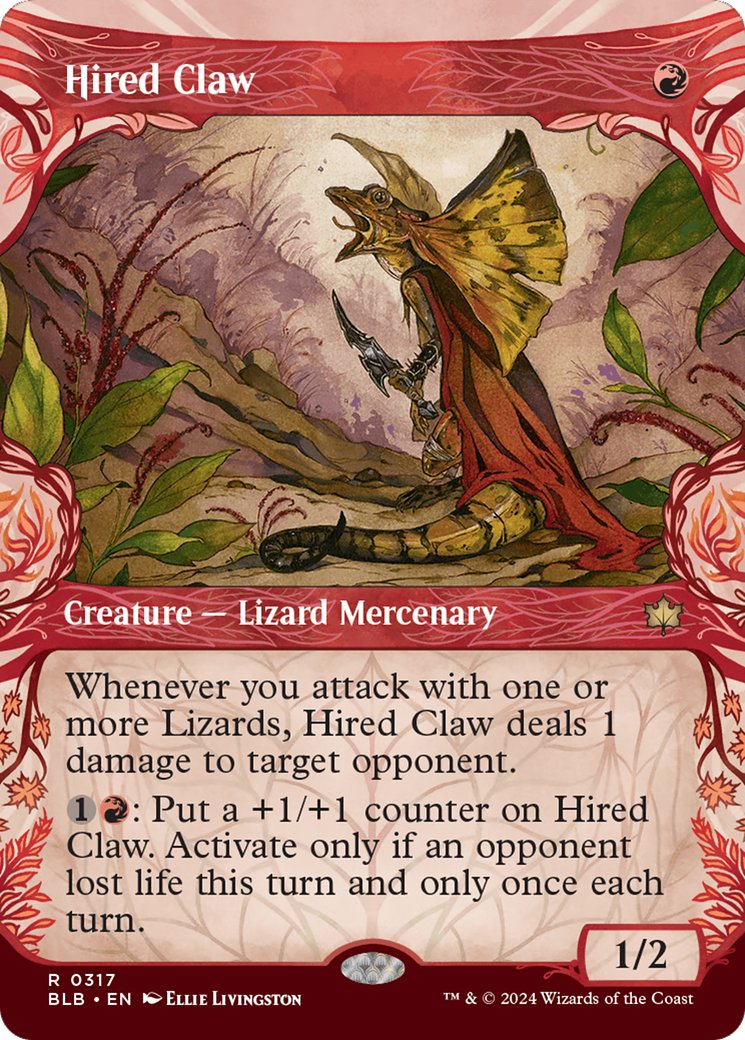 Hired Claw (Showcase) [Bloomburrow] | Magic Magpie