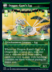 The Dragon-Kami Reborn // Dragon-Kami's Egg (Showcase Soft Glow) [Kamigawa: Neon Dynasty] | Magic Magpie