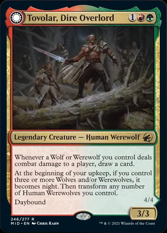 Tovolar, Dire Overlord // Tovolar, the Midnight Scourge [Innistrad: Midnight Hunt] | Magic Magpie